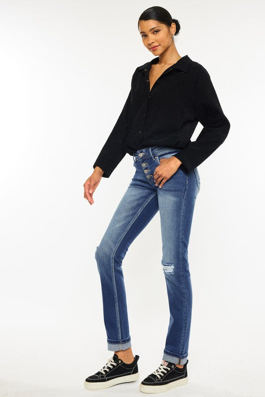 KC Eternity MidRise Slim Straight Denim (Bestseller!)