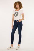 KC Atlanna Ankle Skinny Denim-Market Grey Boutique