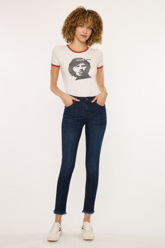 KC Atlanna Ankle Skinny Denim-Market Grey Boutique