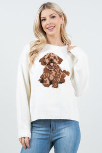 Doodle Print Pullover