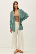 So Jaded Crochet Cardigan-Market Grey Boutique