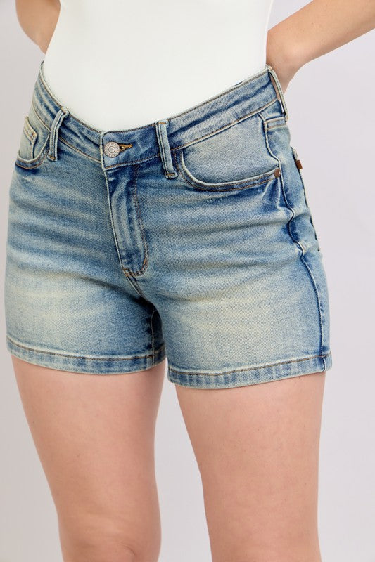 JB V-Front Vintage Wash Shorts