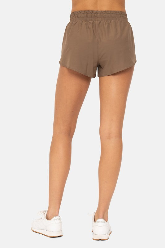 Java Chic Drawcord Mini Shorts