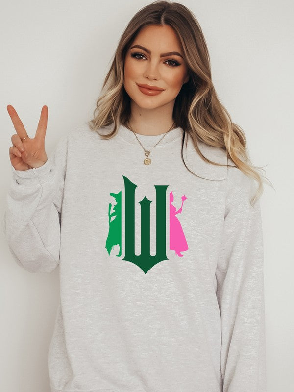 Wicked W Graphic Crewneck Sweatshirt