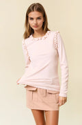 All Ruffled Up Long Sleeve Top