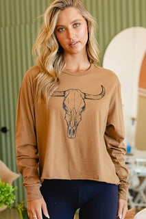 Longhorn Vintage Graphic Top