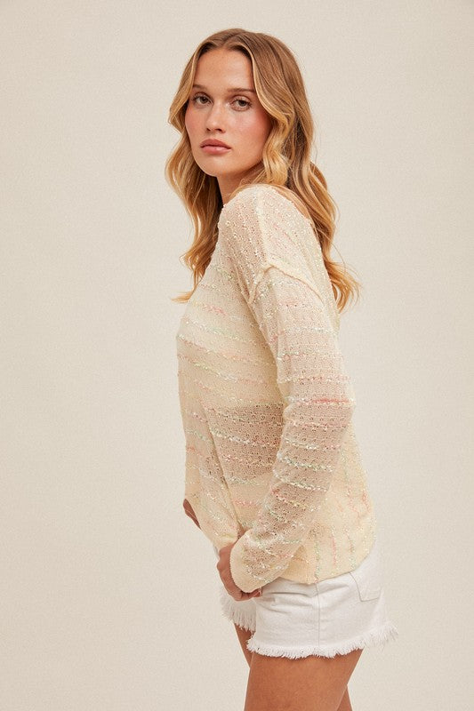 Softly Summer Open Back Lightweight Sweater