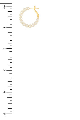 Pearl Hoop Earring