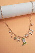 Western Boot Horse Cross Charm Necklace-Market Grey Boutique