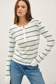 Spruce Classic Striped Henley