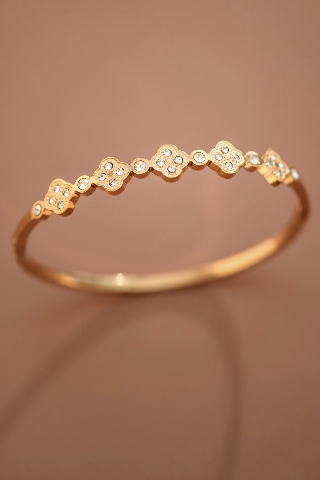 Clover Accent Bangle-Market Grey Boutique