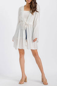 Peasant Style Long Sleeve Kimono