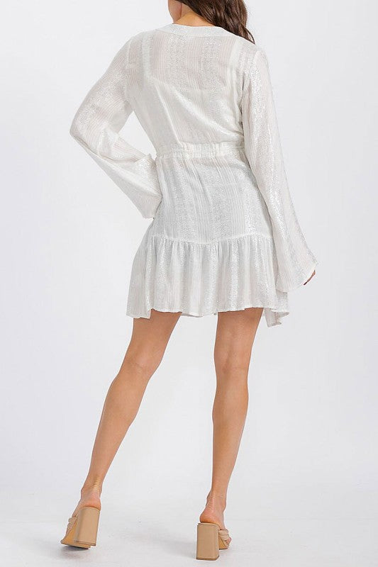 Peasant Style Long Sleeve Kimono