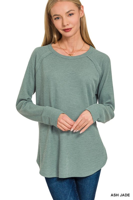 Baby Waffle Long Sleeve Top