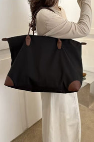 Black Large Capacity Weekender Travel Duffle Bag