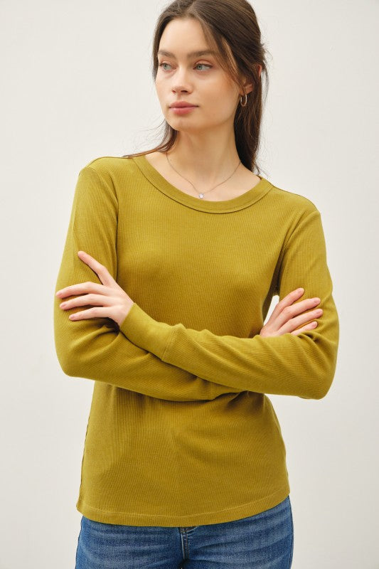 Avocado Beauty Round Neck Top