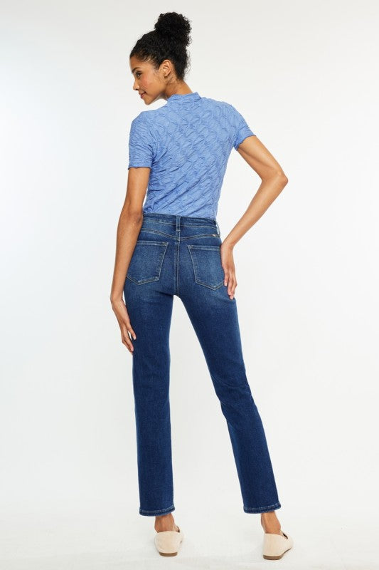 KC Adaline Straight Denim-Market Grey Boutique