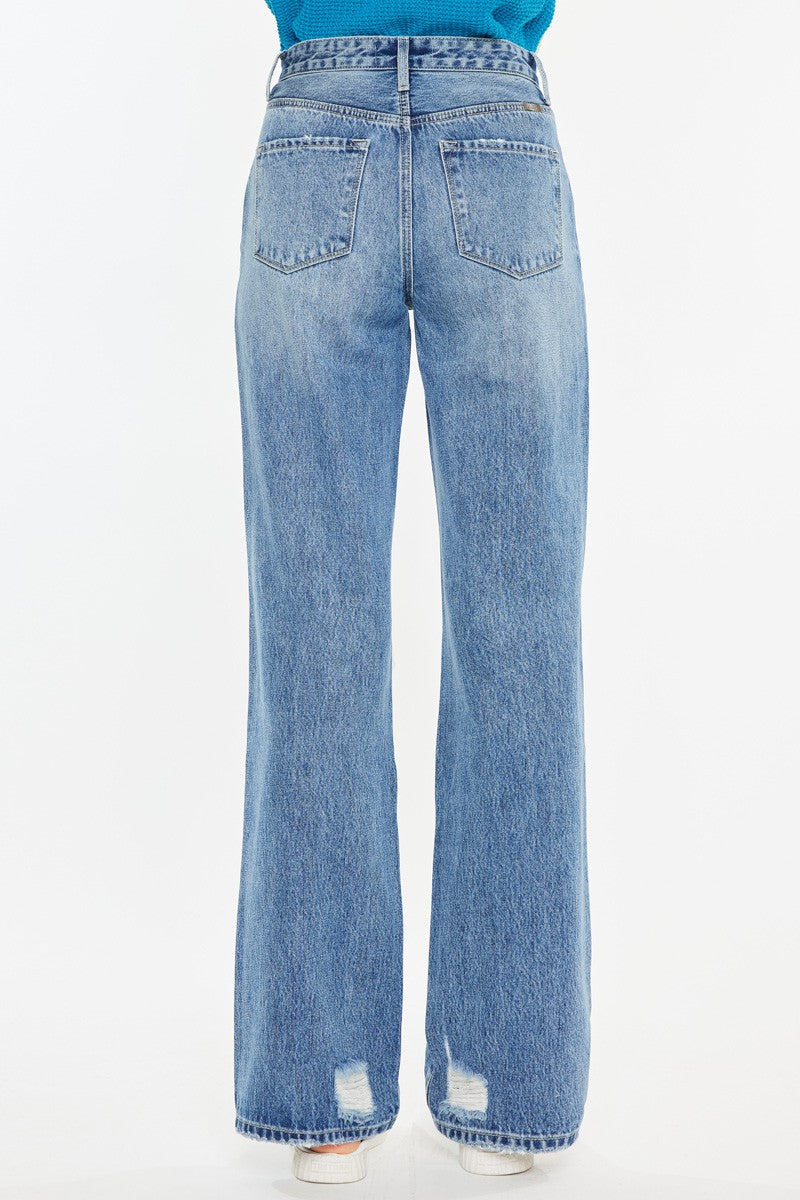 KC Debra HR 90’s Criss Cross Straight Jean