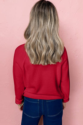 Merry Raglan Sleeve Sweater