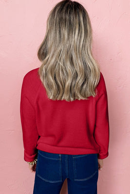 Merry Raglan Sleeve Sweater