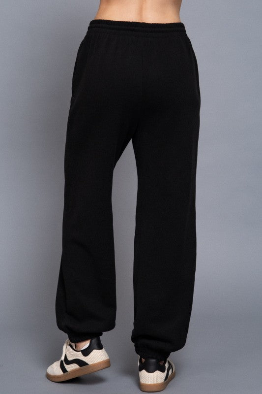 Black Soft Jogger Pants