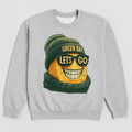 Heather Grey Green Bay  Cheesehead Crew