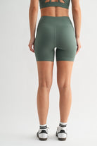 Mono B Newport Biker Shorts-Market Grey Boutique