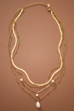 18k Non-tarnish Stainless Steel Chain Necklace