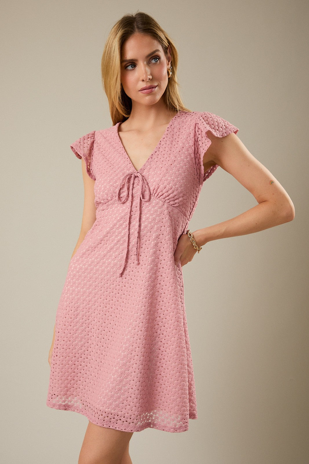 Dreaming in Pink Mini Dress-Market Grey Boutique