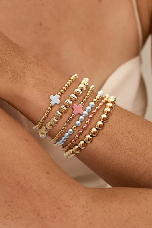 Cross Multilayer Bracelet