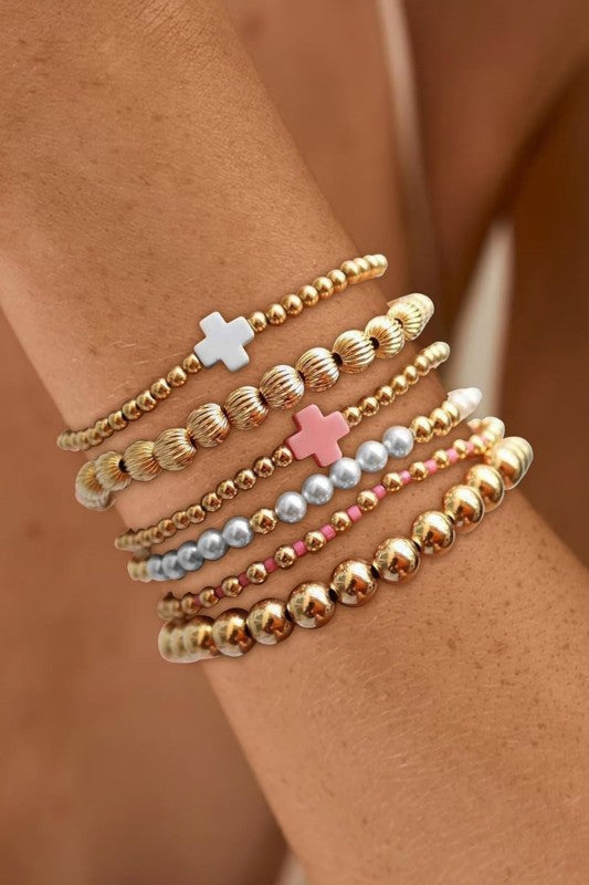 Cross Multilayer Bracelet