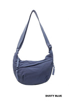 Dusty Blue Crescent Crossbody-Market Grey Boutique