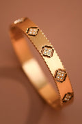 Royal Clovers Bangle Bracelet