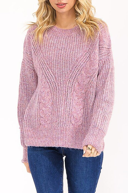Lavender Pullover Sweater