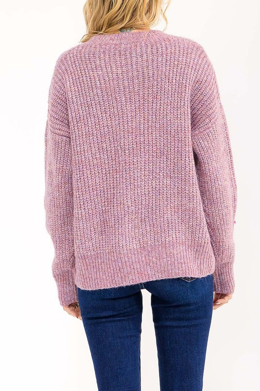 Lavender Pullover Sweater