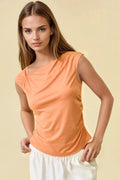 Coral Dreams Cap Sleeve Top