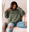Dark Olive "I Could Be Meaner" Sweatshirt