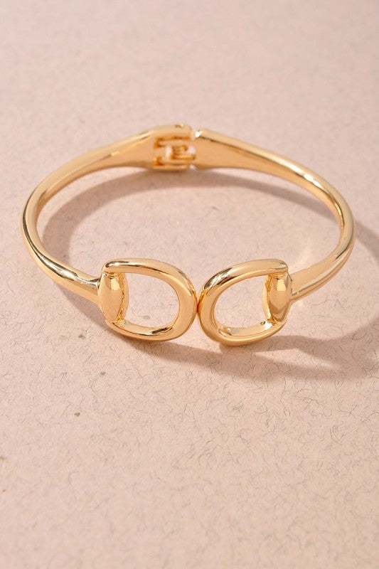 Horseshoe Wrap Clasp Bracelet