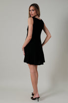 Simply Perfect Fit & Flare Mini Dress-Market Grey Boutique