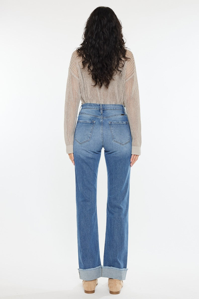 KC Trini High Rise Straight Denim