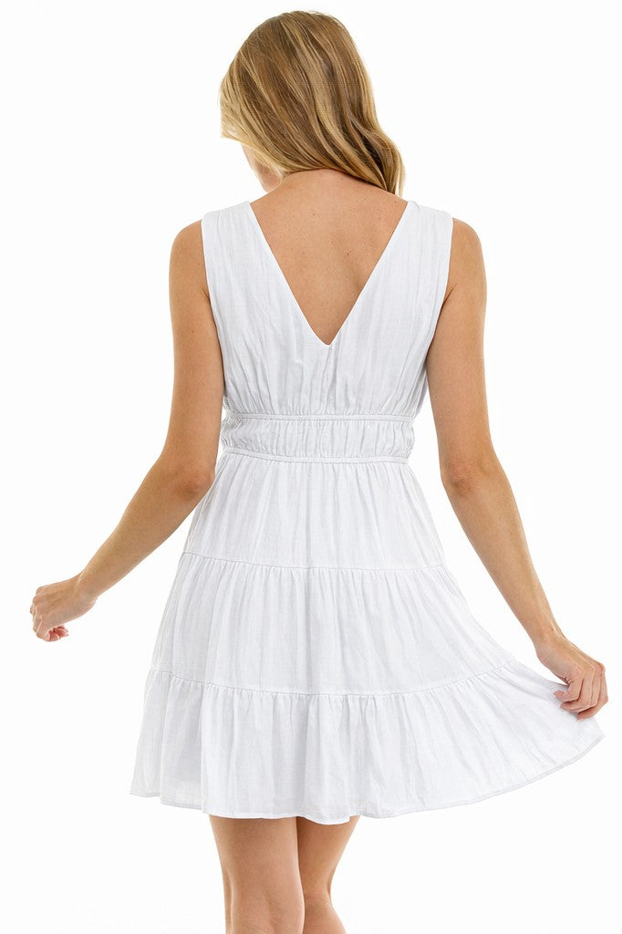Soft As a Cloud White Babydoll Dress