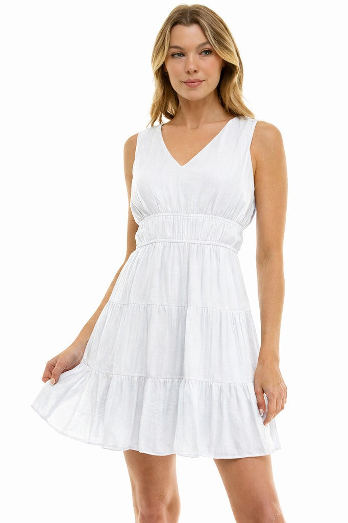 Soft As a Cloud White Babydoll Dress