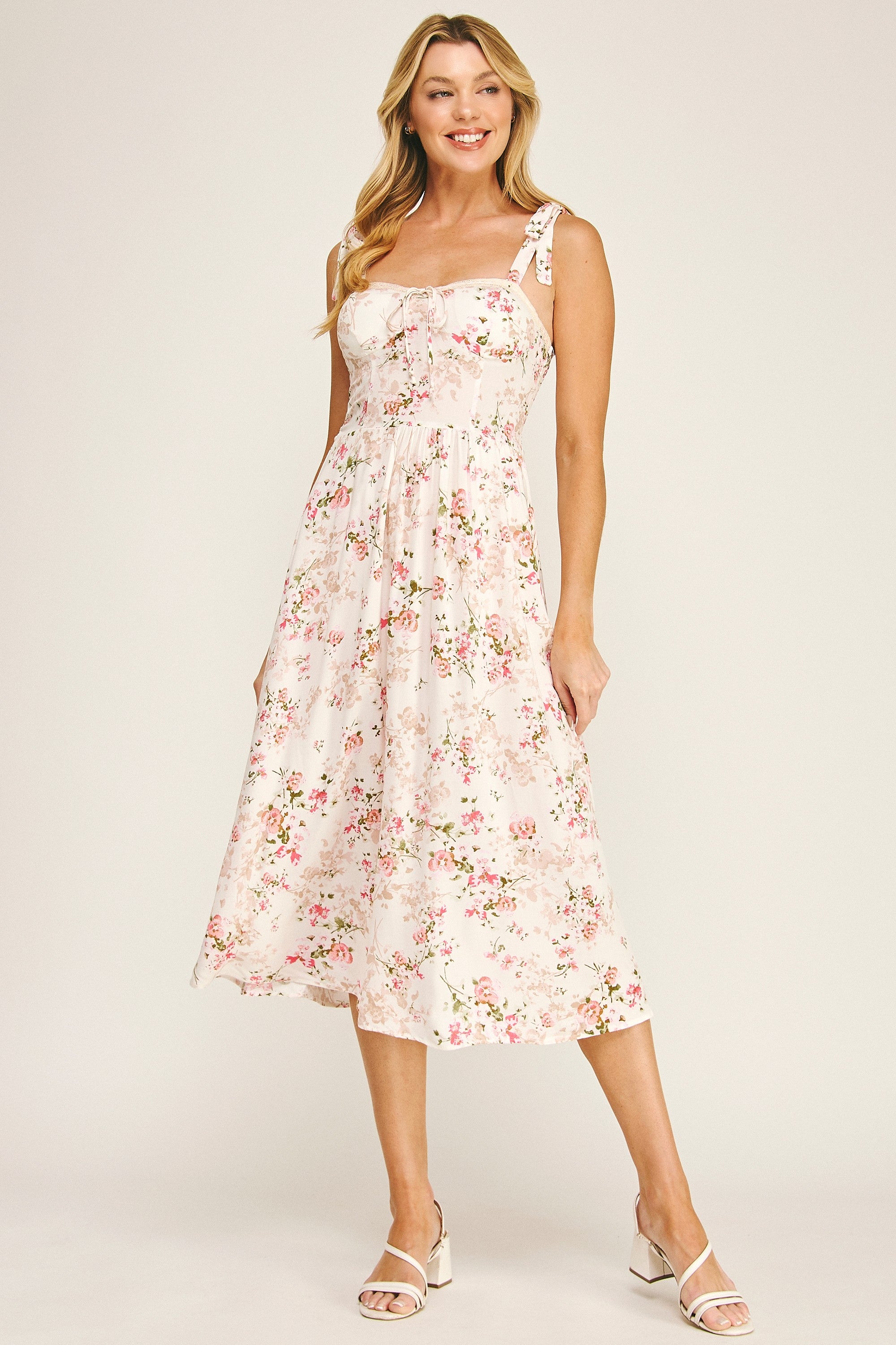 Floral Romance Midi Dress