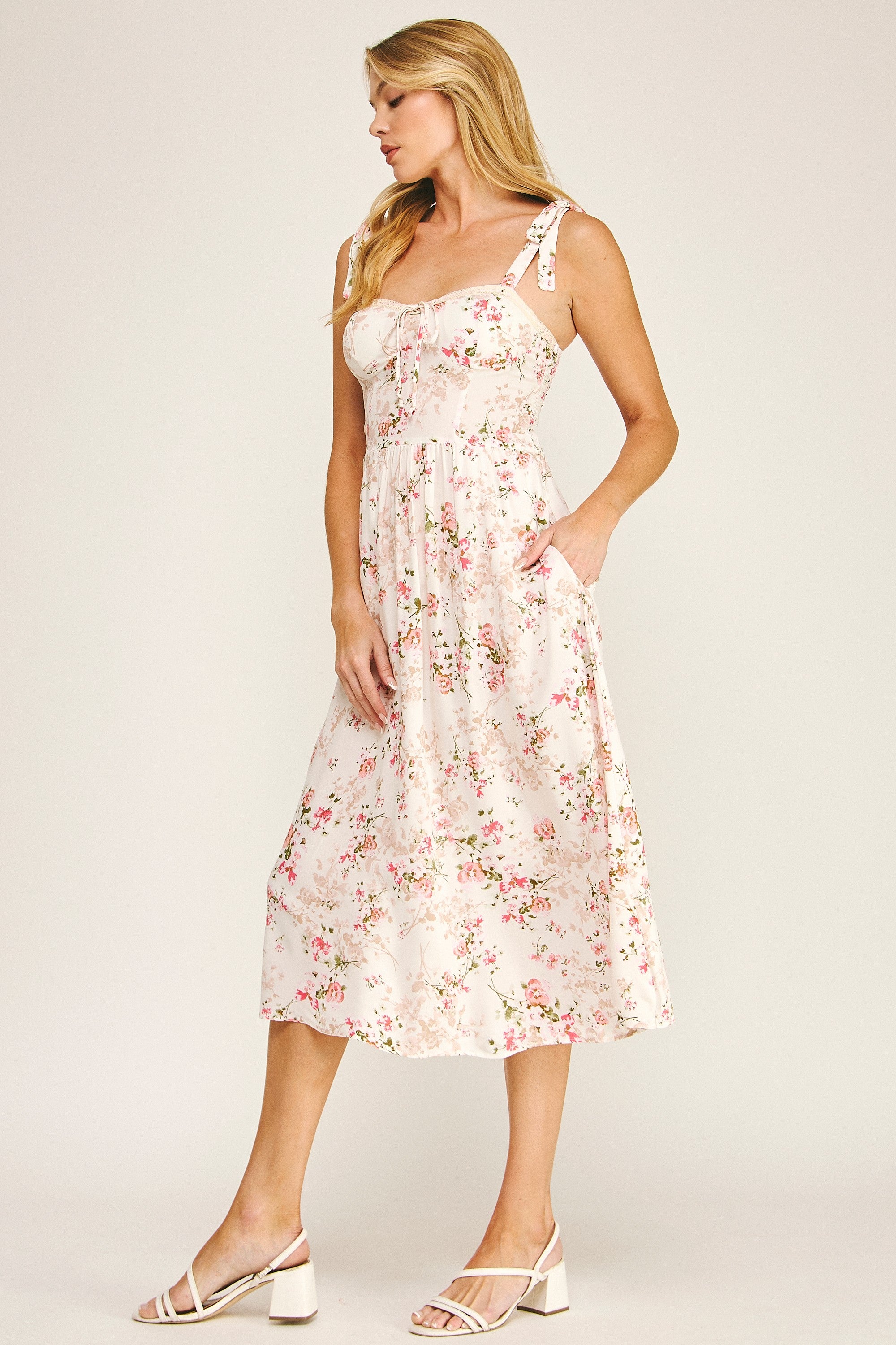 Floral Romance Midi Dress