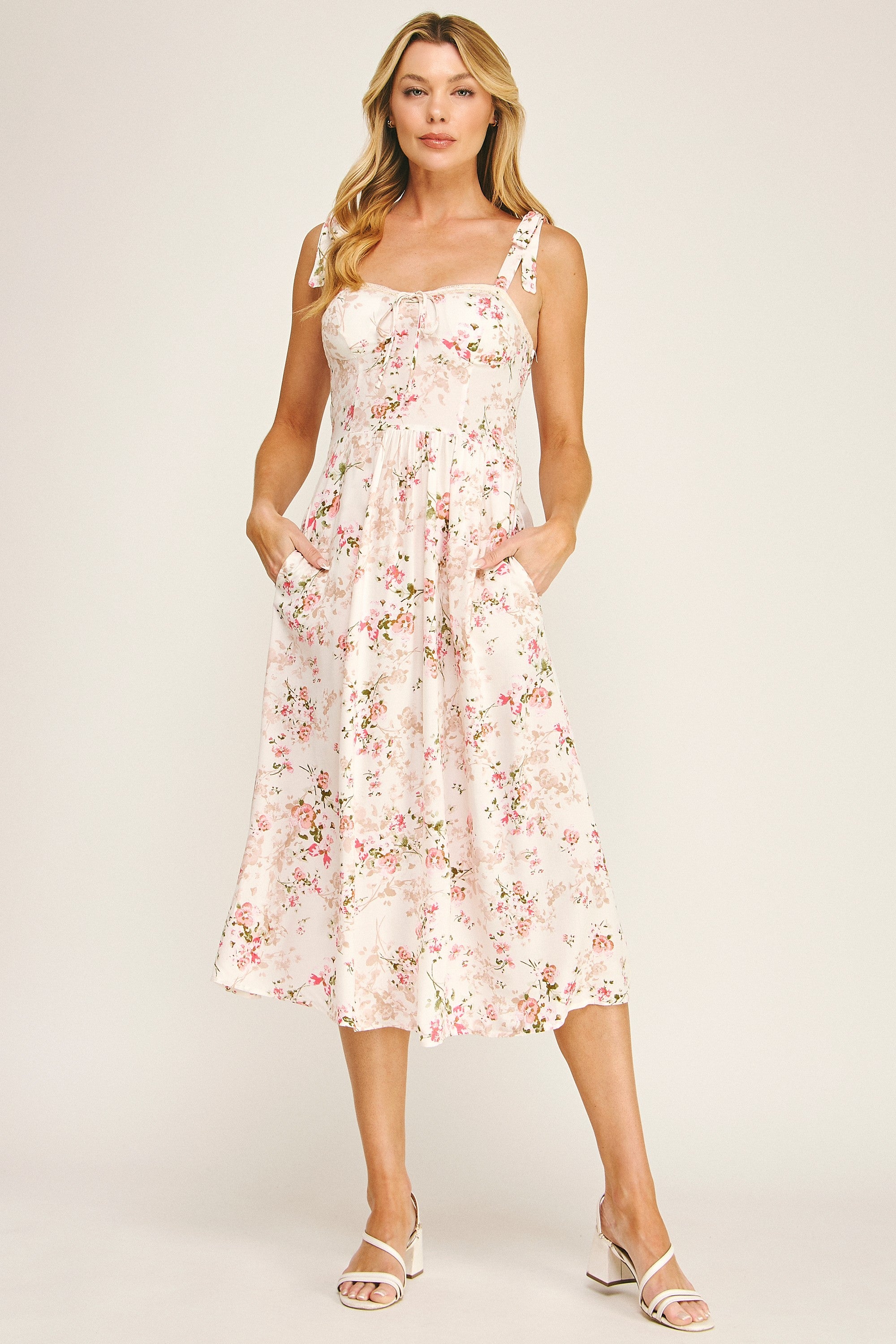Floral Romance Midi Dress