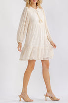 Ivory Lace Mini Dress-Market Grey Boutique