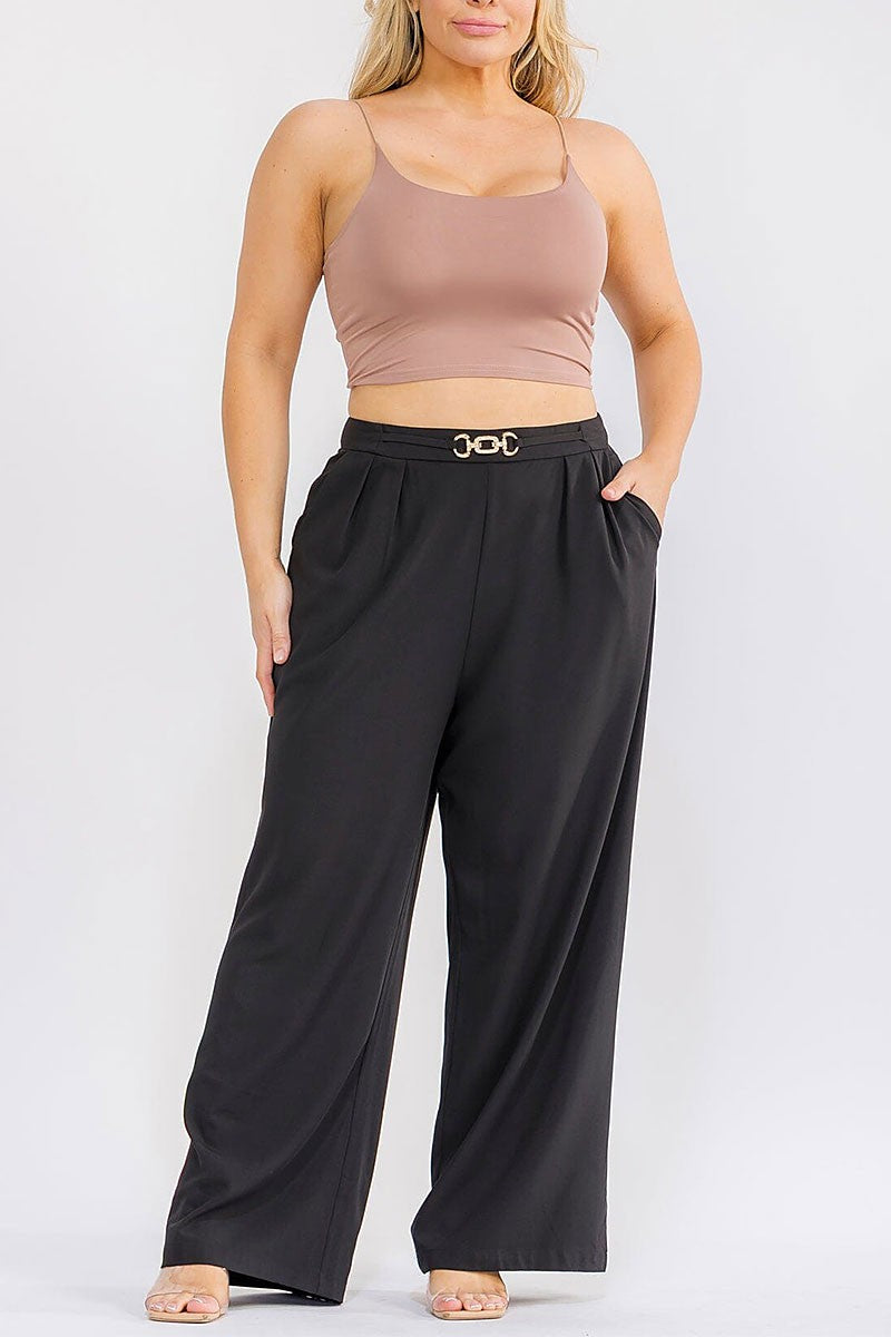 Curvy Wide Leg Dress Pants – MarketGreyBoutique