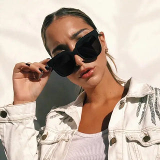 TopFoxx Coco - Black Sustainable Women's Sunglasses