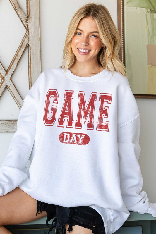 Gameday Oversized Graphic Sweatshirt