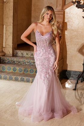 Preview only -  2026 Rose Trumpet Silhouette Sequined Embroidered Gown🤍